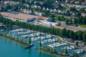 Überlingen 0452-2008, Luftaufnahme Osthafen