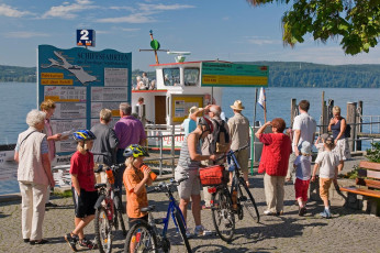 Überlingen 0825-2008, Einstieg Passagierschiff