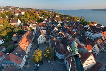 Überlingen 1395-2010, Blick vom Münster auf Oststadt
