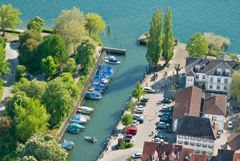 Überlingen 1553-2013, Luftaufnahme Mantelhafen