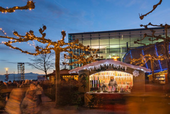 Friedrichshafen 1270-2015, Weihnachtsmarkt Buchhornplatz