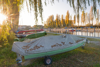 Moos 0211-2016, Herbststimmung am Hafen