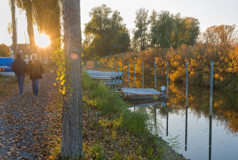 Moos 0233-2016, Herbststimmung am Hafen