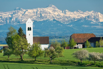 Überlingen 1862-2016, Blick ueber Aufkircher St Michaelskirche