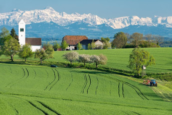 Überlingen 1864-2016, Blick ueber Aufkircher St Michaelskirche
