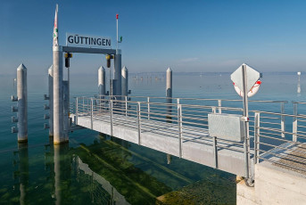 Güttingen 0004-2017, Leere Schiffslandestelle