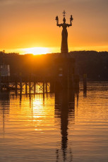 Konstanz 1311-2017, Imperia im Sonnenaufgang