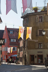 Konstanz 1403-2017, Abendstimmung Inselgasse Niederburg