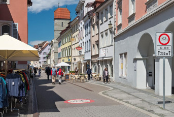 Überlingen 2324-2017, Fussgängerzone Münsterstrasse