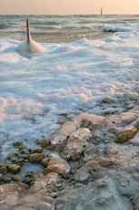Kesswil 0077-2018, Eisbrocken am Ufer