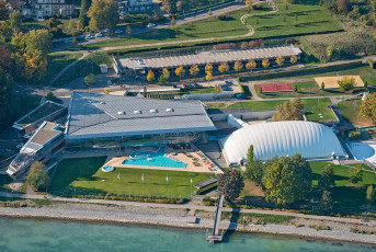 Konstanz 1701-2018, Luftaufnahme Bodensee-Therme