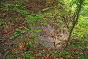 Langenrain 0040-2018, Wasserfall in der Katharinenschlucht
