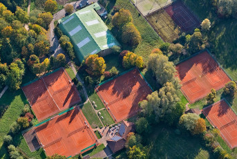 Überlingen 2968-2018, Luftaufnahme Sportzentrum Altbirnau