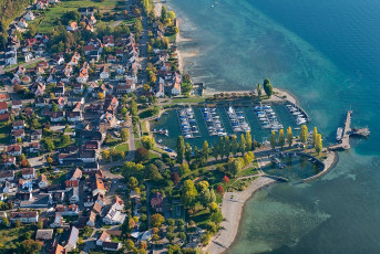 Unteruhldingen 0606-2018, Luftaufnahme Hafen