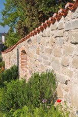 Überlingen 3076-2019, Stadtmauer beim Gallerturm
