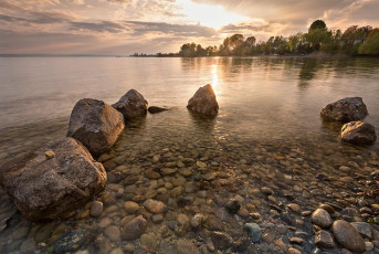 Immenstaad 1230-2019 HDR, Abendstimmung an der Dorniermole