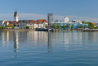 Friedrichshafen 1962-2020, Stadtkulisse vom Wasser aus