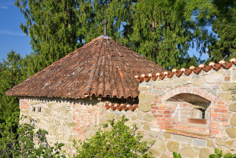 Überlingen 4068-2020, Stadtmauer mit Quellturm