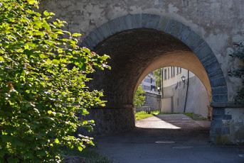 Überlingen 4093-2020, Graben beim Franziskanertor
