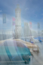 Lindau 1841-2021 ICM, Hafeneinfahrt mit Leuchtturm