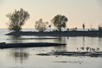 Lindau 1920-2021, Silhouette der Leiblachmündung