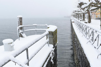 Meersburg 1876-2021, Promenade Schnee