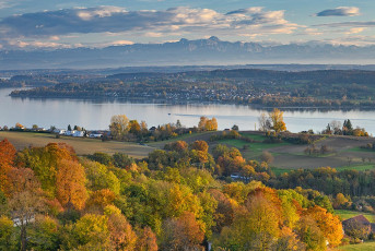Spetzgart 0075-2021, Herbststimmung über Alpen + See