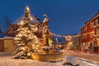 Überlingen 1437-2010, Weihnachtsstimmung am Hänselebrunnen