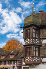 Gottlieben 0082-2023, Herbst an der Drachenburg