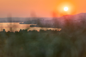Unteruhldingen 0853-2023, Sonnenuntergang über See von Gebhards