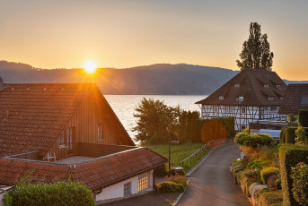 Bodman 0769-2024, Sonnenaufgang am Ufer bei der Greth