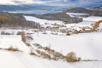 Sipplingen 1336-2024, Buohof im Winter Drohnenaufnahme