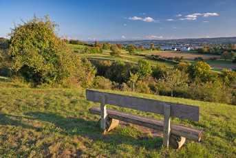 Allensbach 0573-2025 HDR-A, Blick vom Fohrenbühl zum See