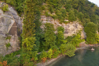 Langenrain 0127-2024, Mondfelsen Drohnenaufnahme