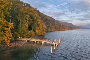 Langenrain 0243-2024, Landesteg der Marienschlucht Drohnenaufnah