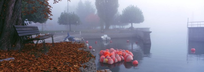 Hagnau, Hafen im Nebel B