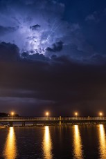Hagnau 0885-2012, Blitze über der Schiffslände