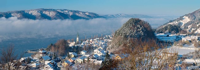 Sipplingen 0646-2012 PANO, Winterlicher Blick von der Burghalde
