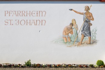 Hagnau 126-2008 B, Wandgemälde Pfarrheim St Johann