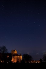 Meersburg 0780-2012, Sternenhimmel über der nächtlichen Burg
