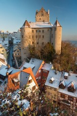 Meersburg 1079-2012, Winterstimmung über der Burg
