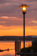 Moos 0106-2012, Sonnenaufgang am Hafen