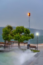 Sipplingen 0464-2012 B, Gewittersturm bei Hochwasser an der Län