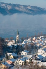 Sipplingen 0648-2012, Winterlicher Blick von der Burghalde auf O
