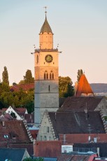 Überlingen 1827-2015, Blick vom Gallerturm auf Altstadt mit Mü
