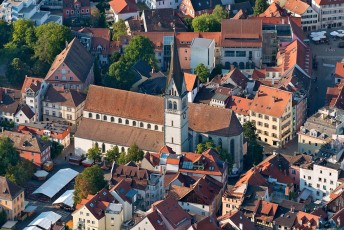 Konstanz 1127-2015, Luftaufnahme Stephanskirche