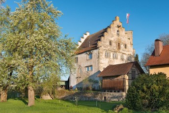 Kressbronn 0345-2015, Schloss Giessen im Frühling