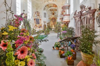 Mainau 1267-2015, Frühlingsausstellung in der Schlosskirche