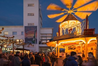 Friedrichshafen 1261-2015, Weihnachtsmarkt Buchhornplatz