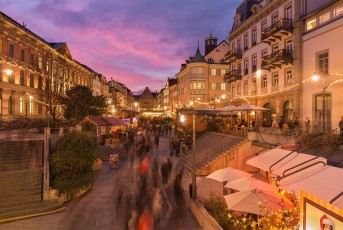 Konstanz 1174-2015, Weihnachtsmarkt Marktstätte